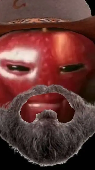 ai character: niche apple cowboy background