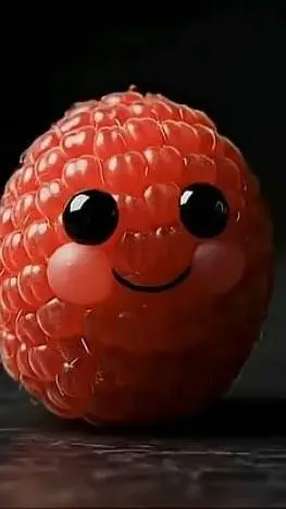 ai character: niche raspberry background