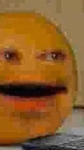 ai character: annoying orange background