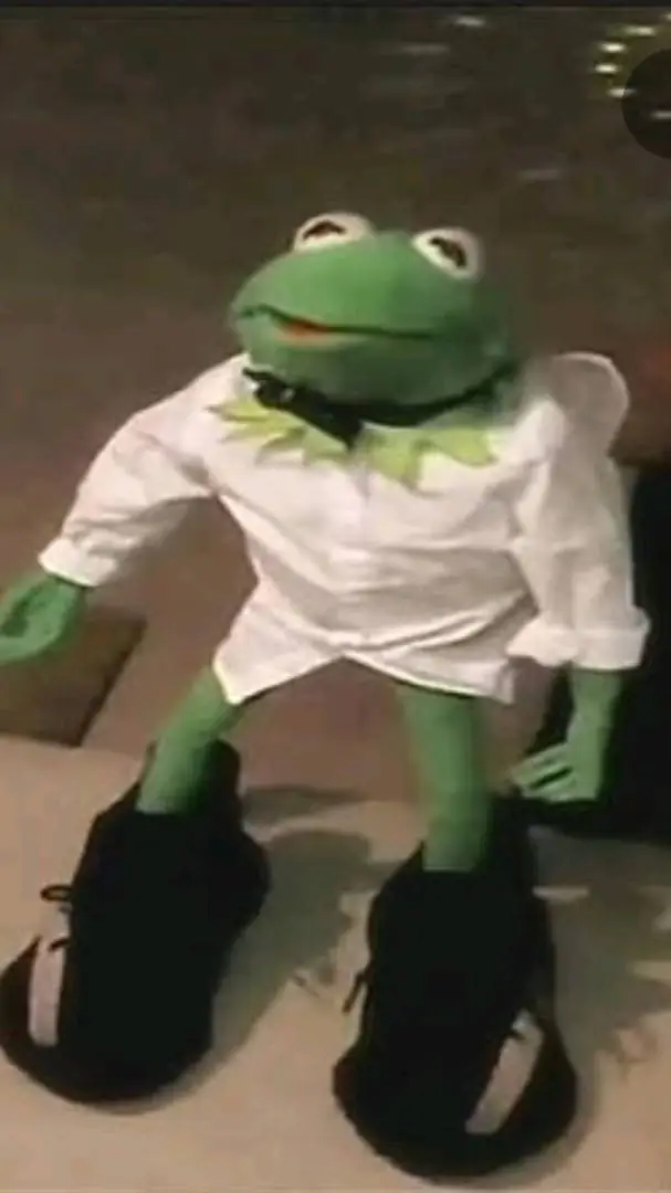 ai character: Kermit!!!!????  background