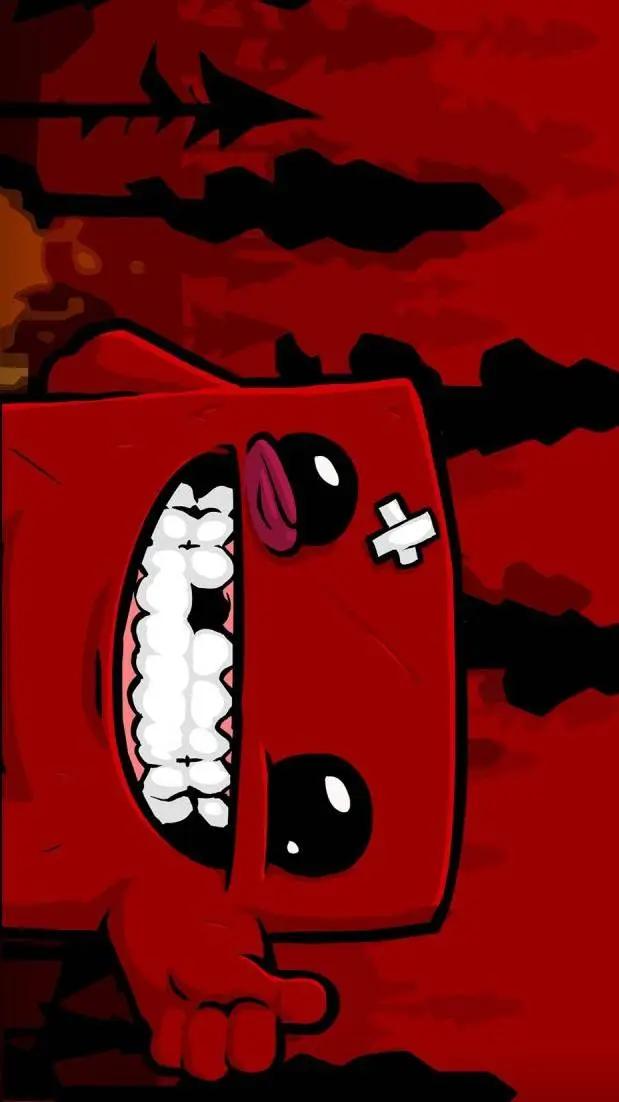 ai character: Super meat boy background