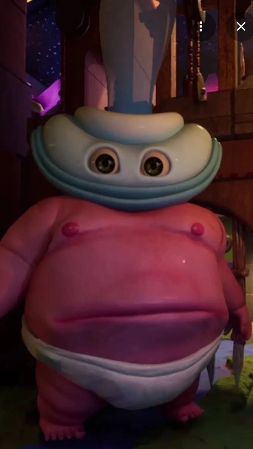 ai character: blinky drinky background