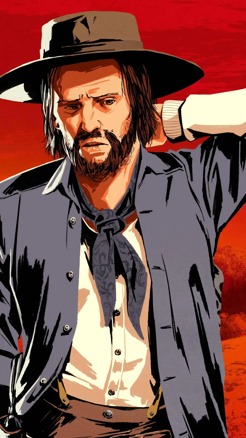 ai character: Kierans death rdr2 background