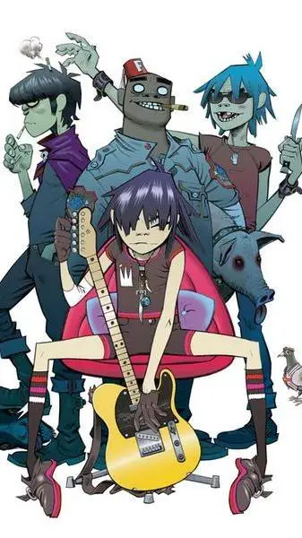 ai character: Gorillaz (fase 2) background