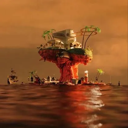 chat with ai character: plastic beach 