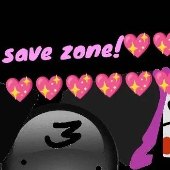 chat with ai character: safe zone come! :D