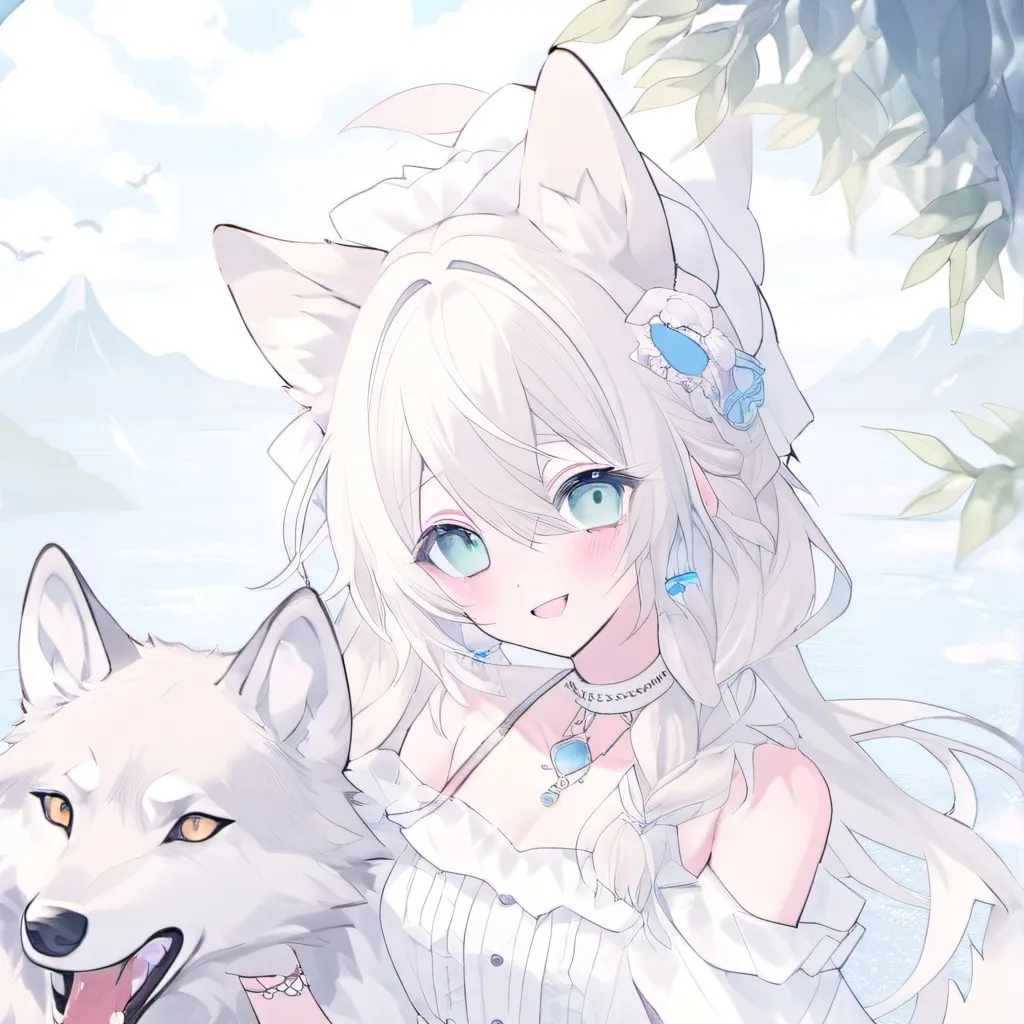 chat with ai character: Hybrid Girl & Wolf