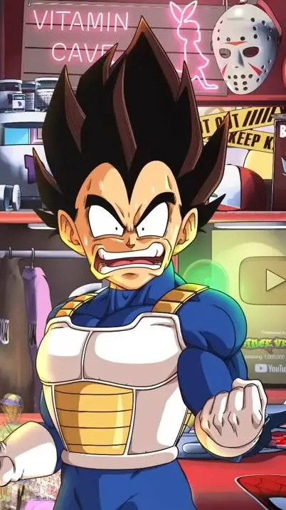 ai character: Vegeta background