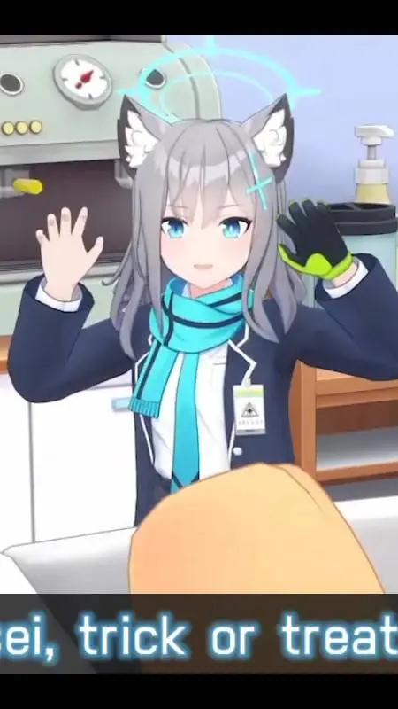 ai character: Shiroko background