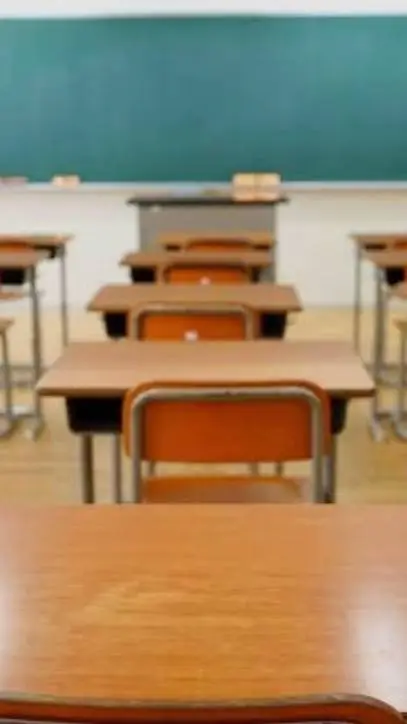 ai character: •● Classroom ●• background