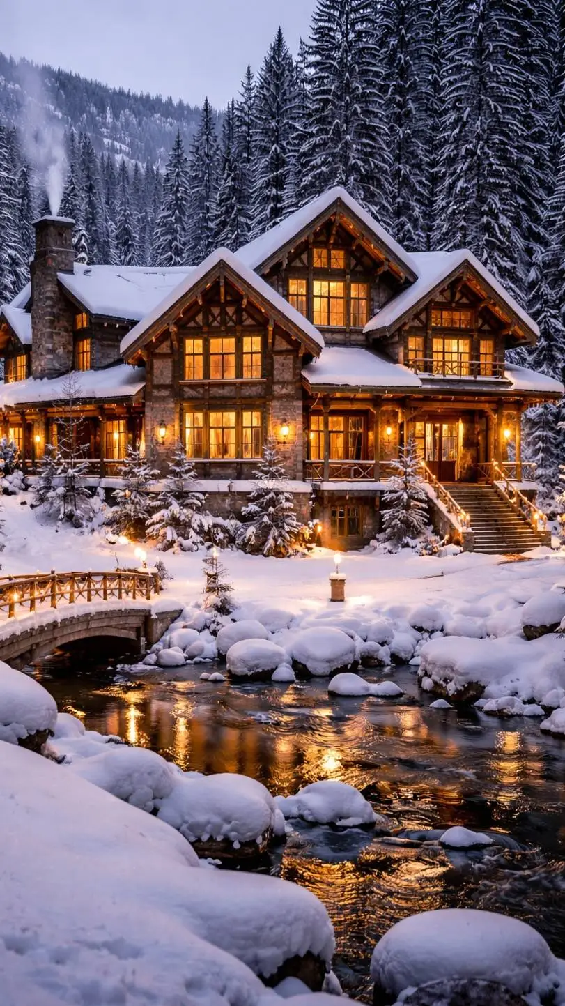 Talkie AI - Chat with Winter Cabin ❄️