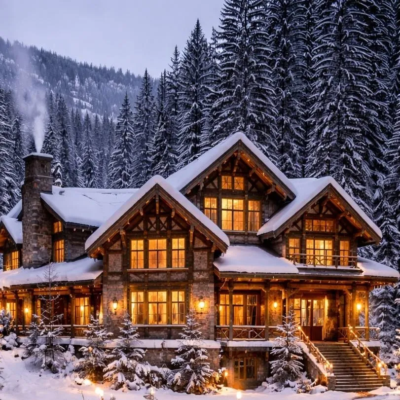 chat with ai character: Winter Cabin ❄️