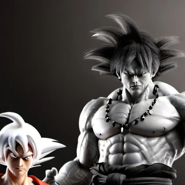 chat with ai character: goku and Goku buff