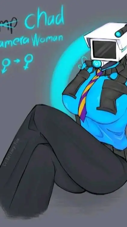 ai character: chad camera simp  background