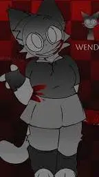 ai character: wenda horror background