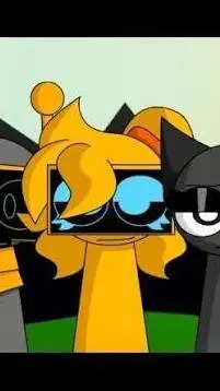 ai character: sprunki virus feme background