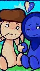 ai character: Sprunki San Valent background