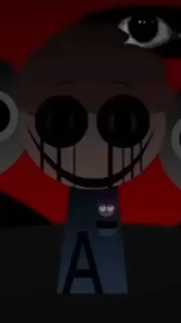 ai character: Mr.A horror background