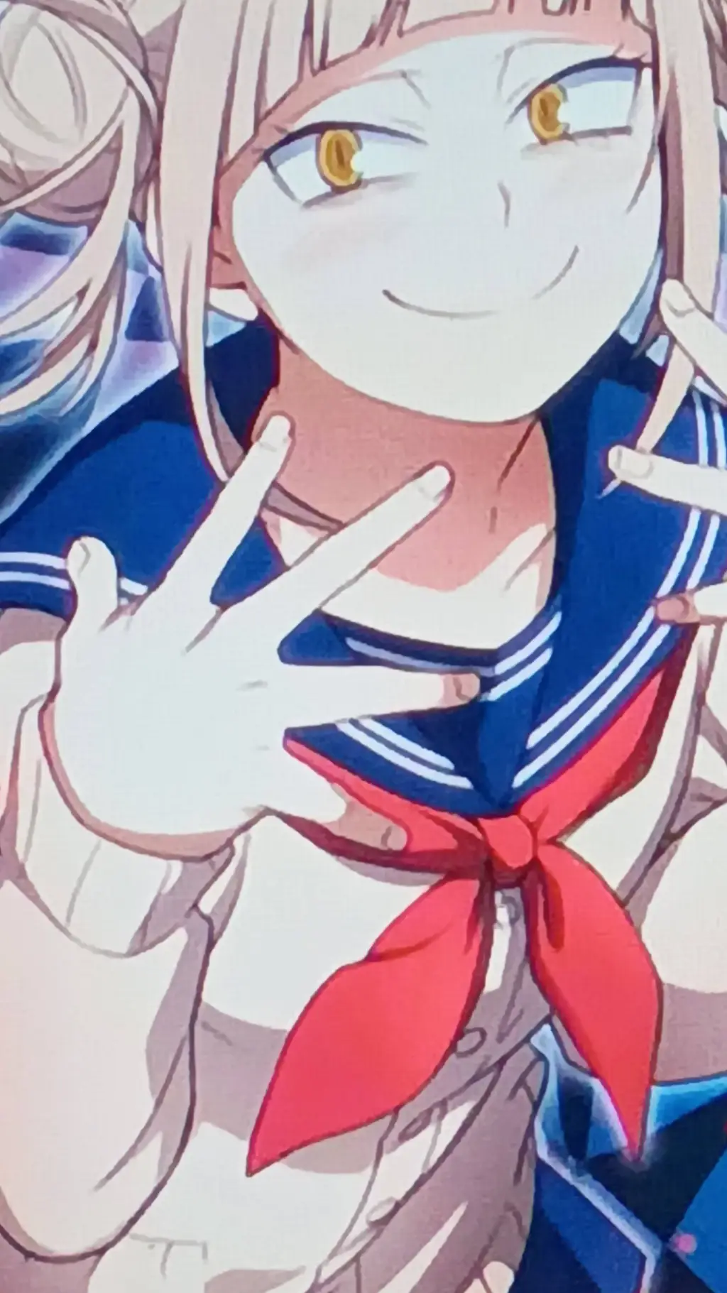 ai character: MHA toga background