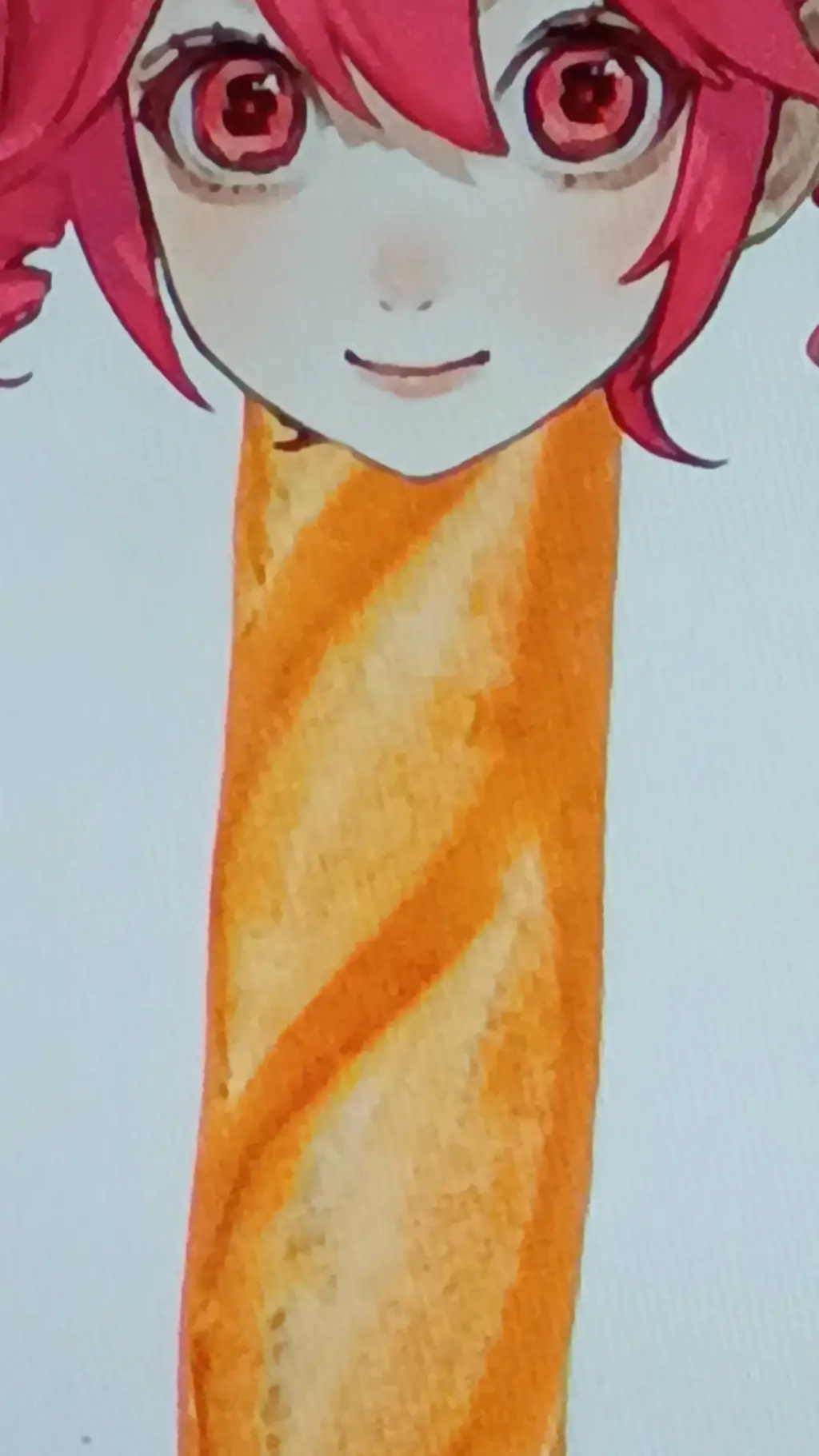 ai character: baguette teto background