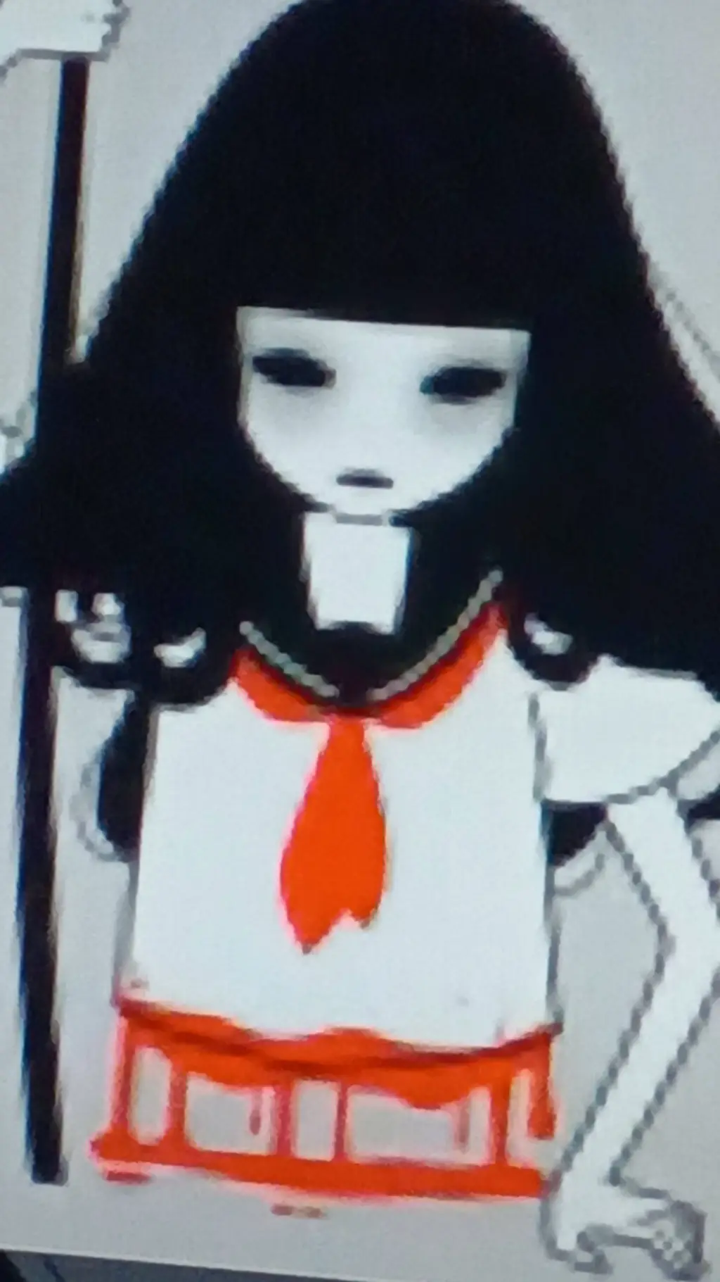 ai character: teke teke  background