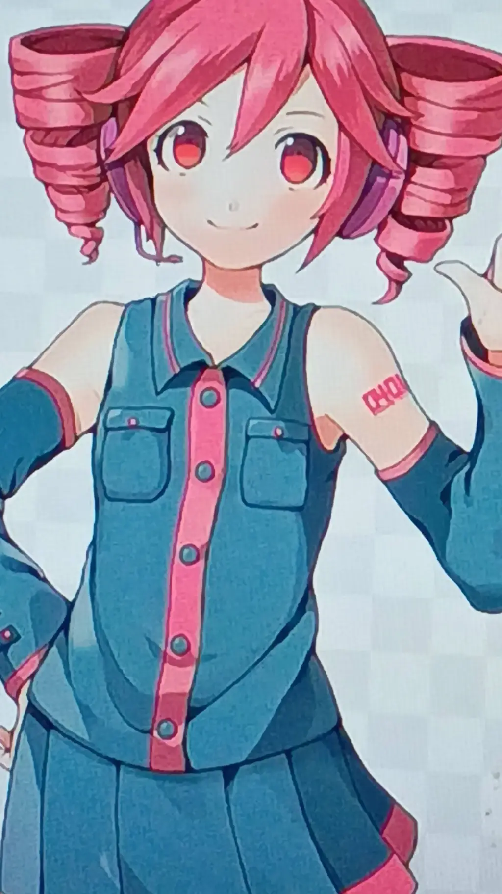 ai character: teto gf background