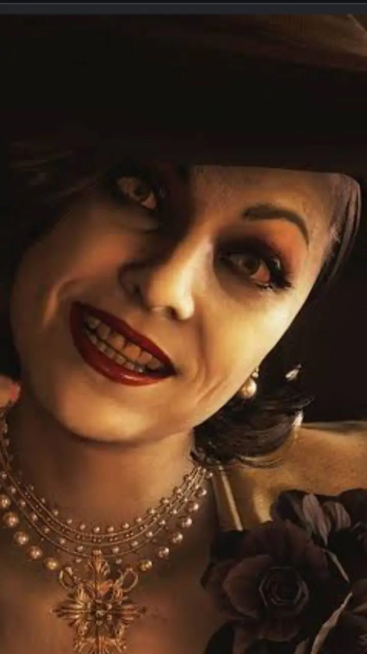 ai character: lady dimitruscu  background