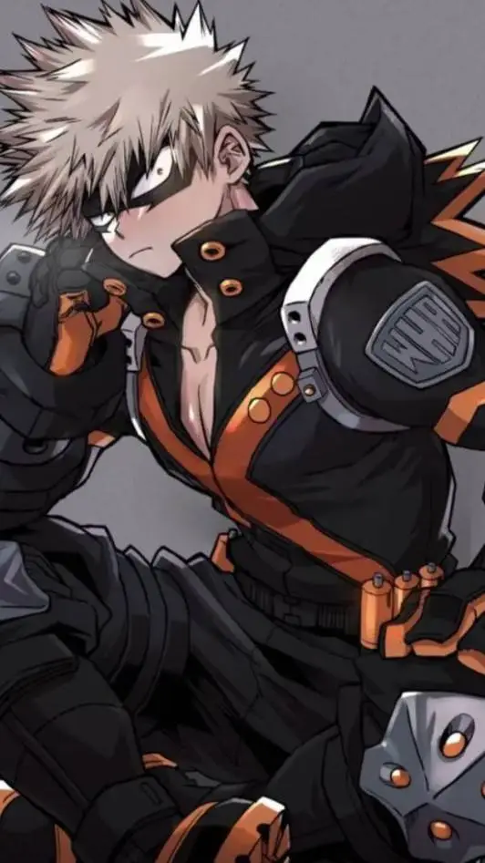 ai character: Katsuki Bakugo  background