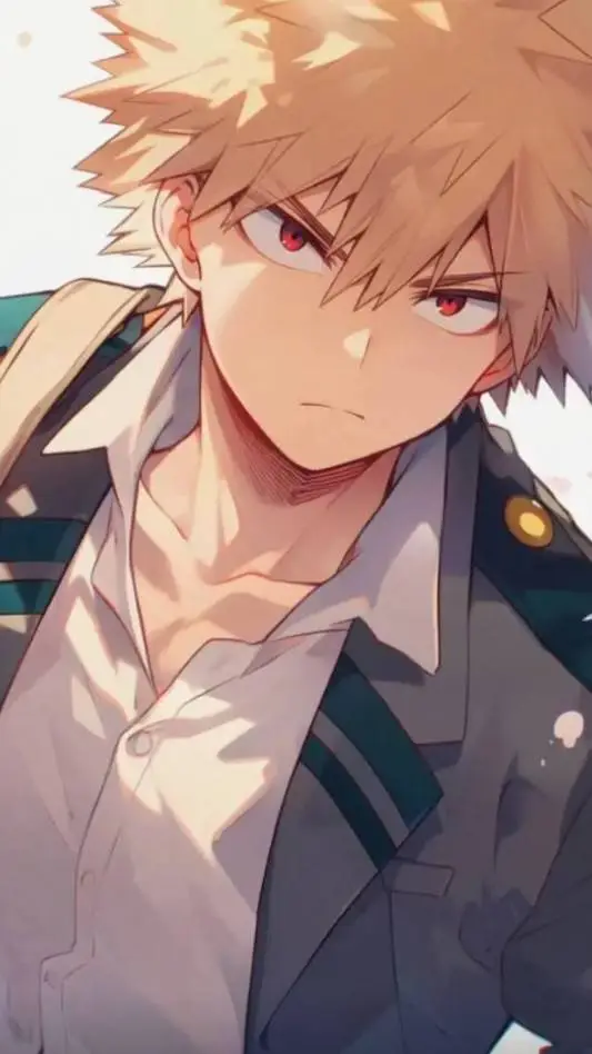 ai character: Katsuki Bakugo  background
