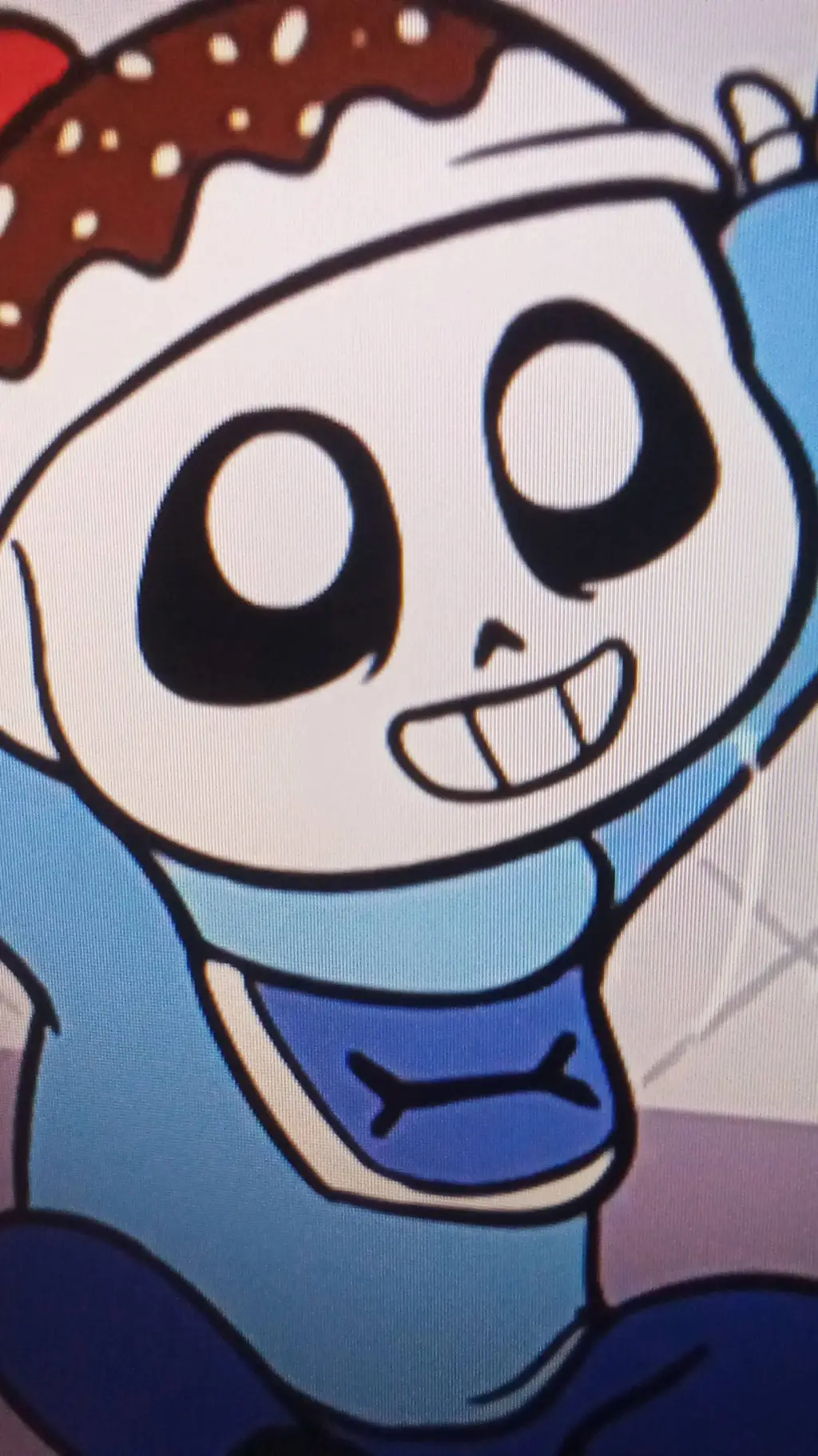 ai character: undertale(accident background
