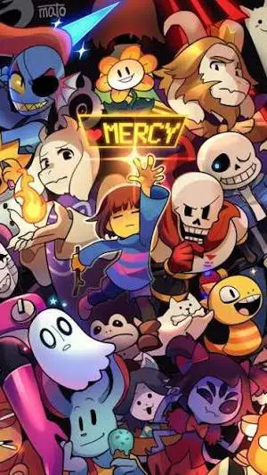 ai character: Undertale background