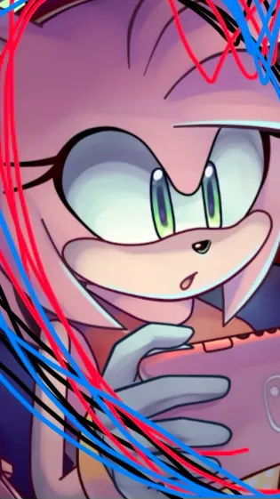 ai character: Amy Rose background