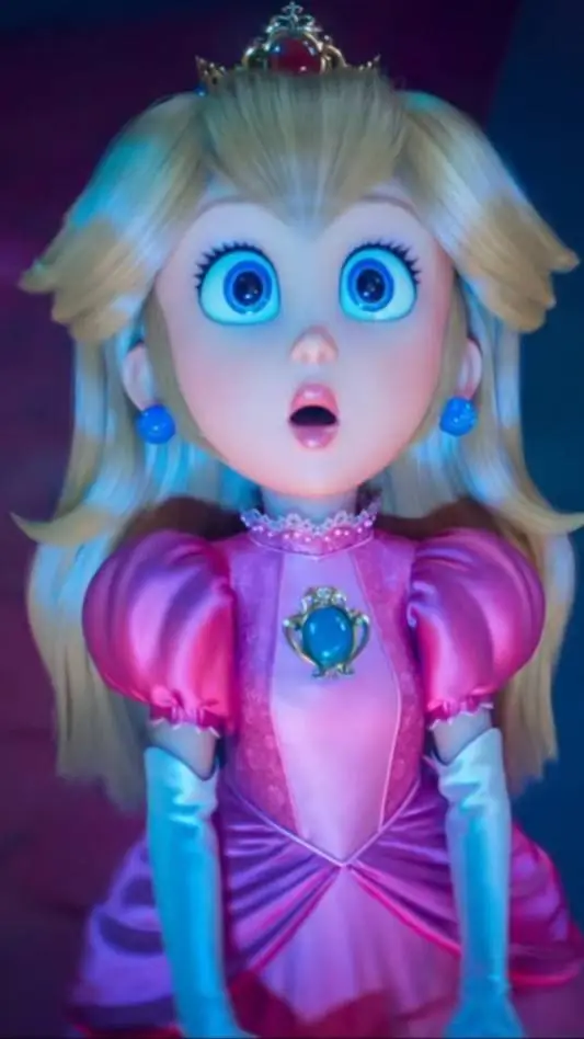 ai character: Princess Peach background