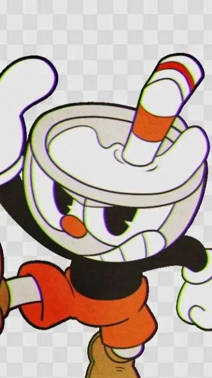 ai character: Cuphead  background