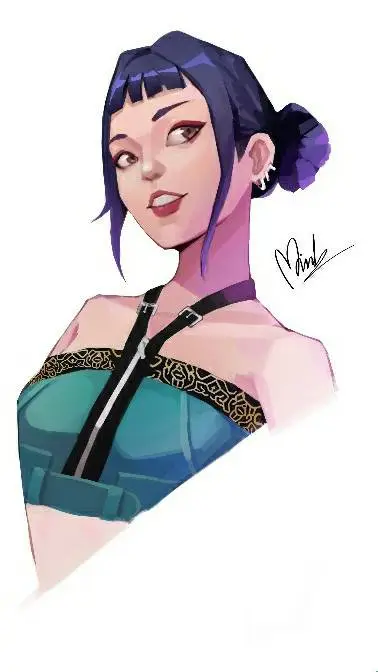 ai character: zoey huntr/x background