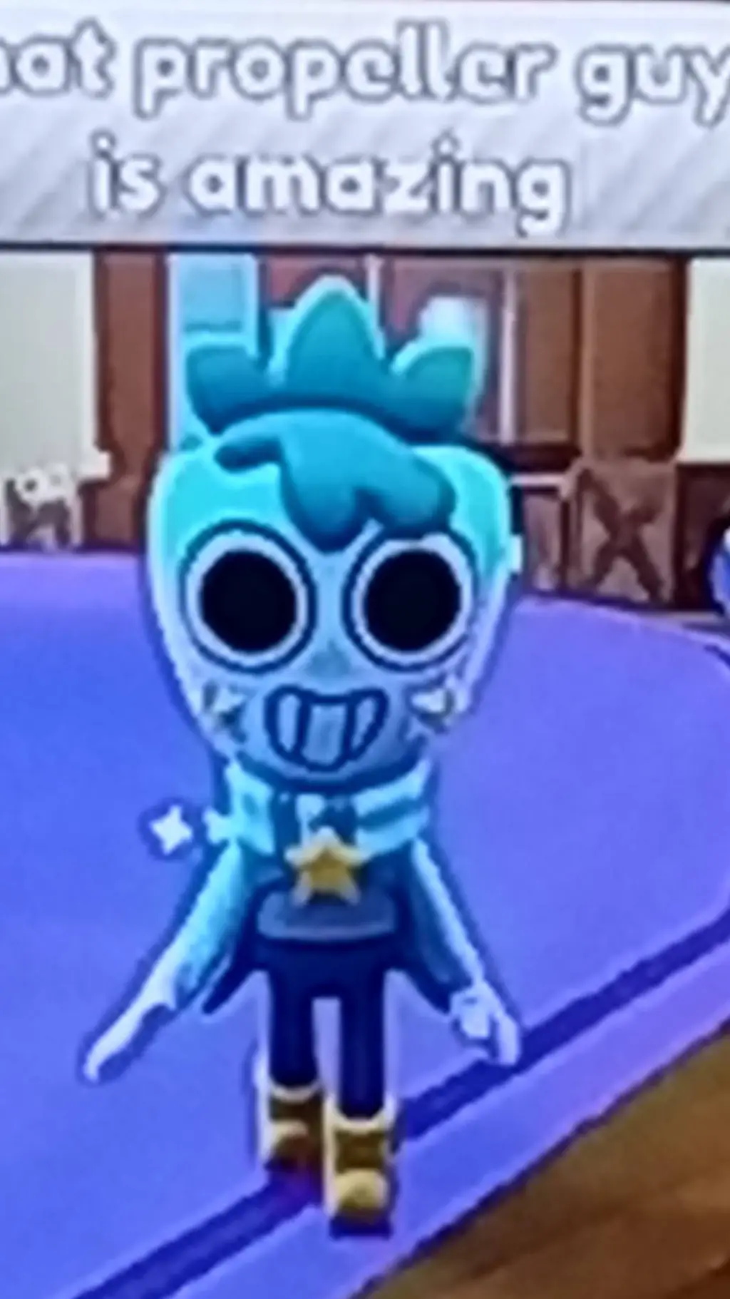 ai character: freaky sprout background