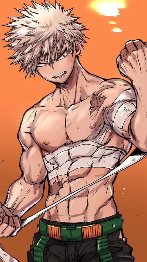 ai character: bakugo mha background