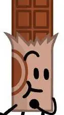 ai character: chocolate marker background