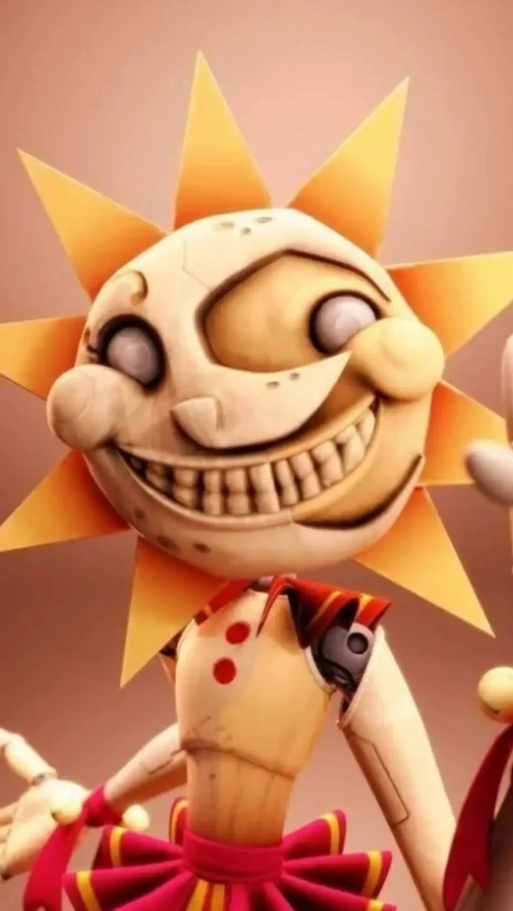 ai character: sun background