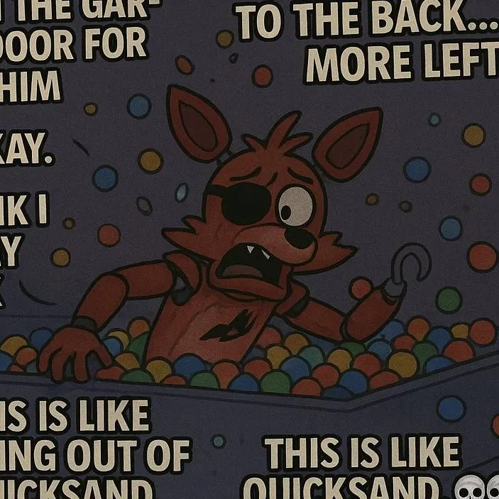 chat with ai character: Foxy got stuck 