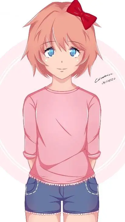 ai character: Sayori! background