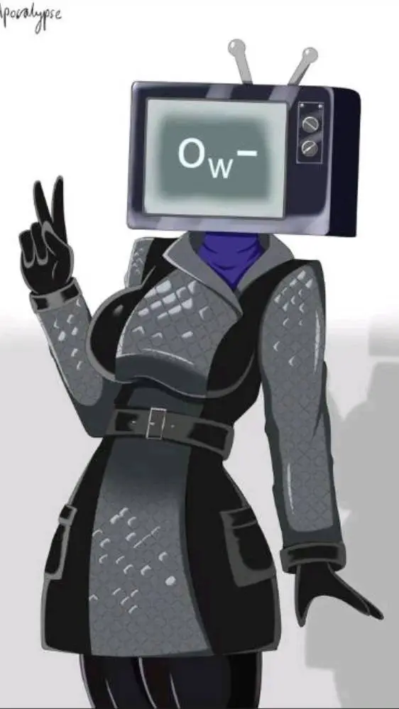 ai character: Тв-вумен background