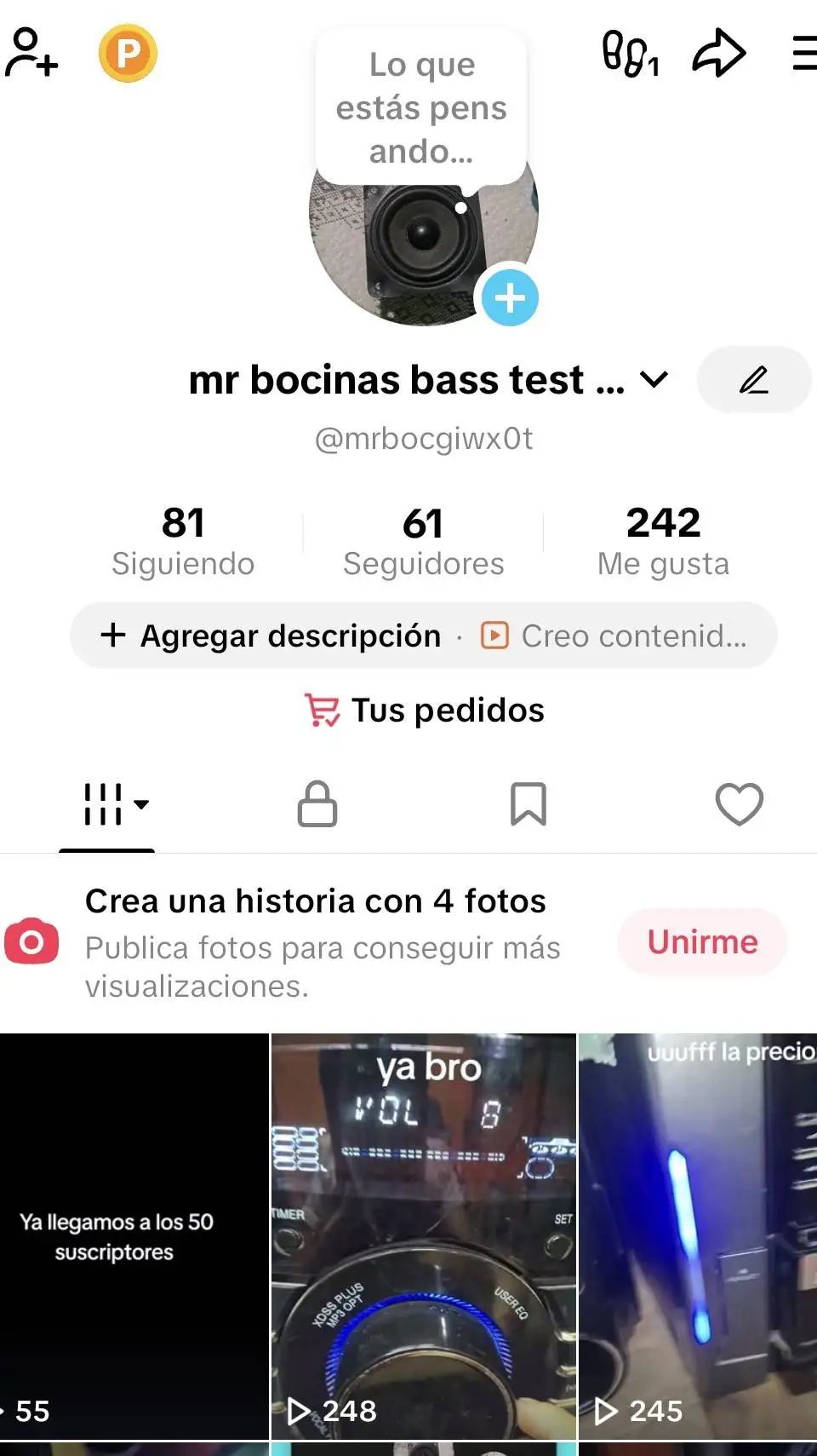 ai character: Me siguen en tikto background