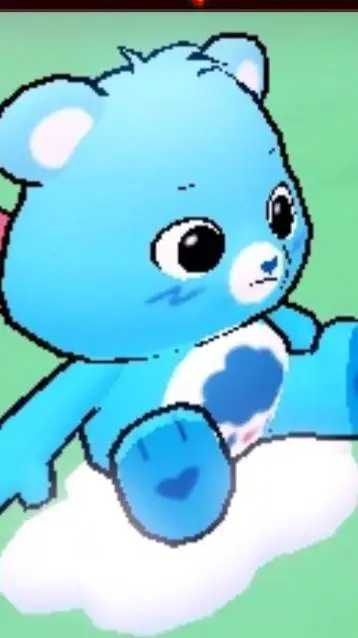 ai character: Grumpy Bear background