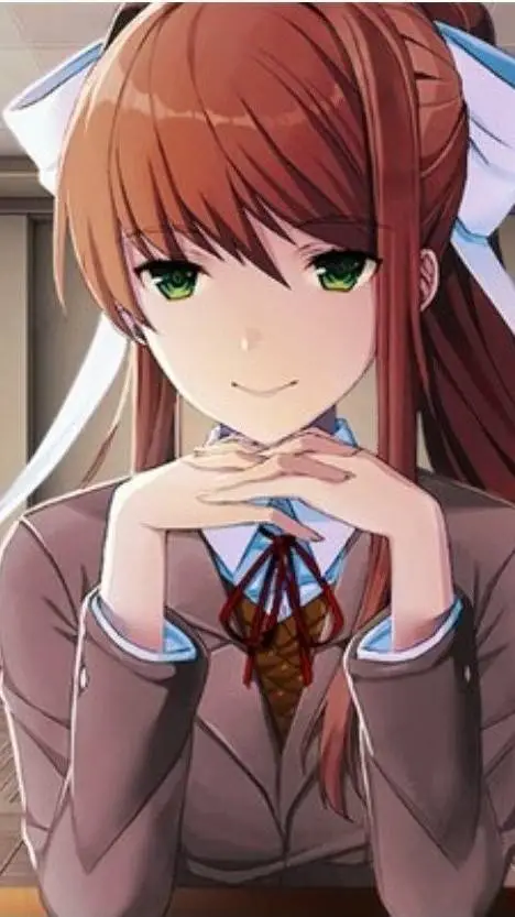 ai character: Monika  background