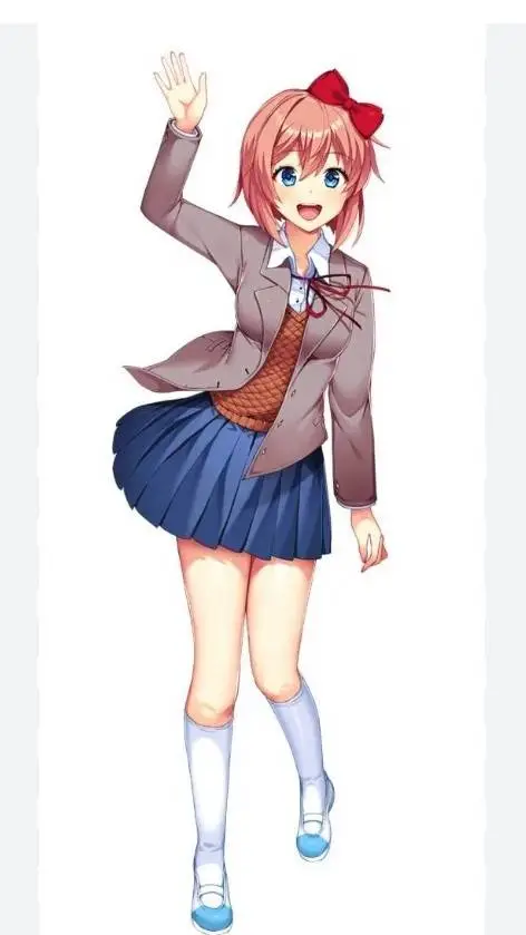 ai character: Sayori  background