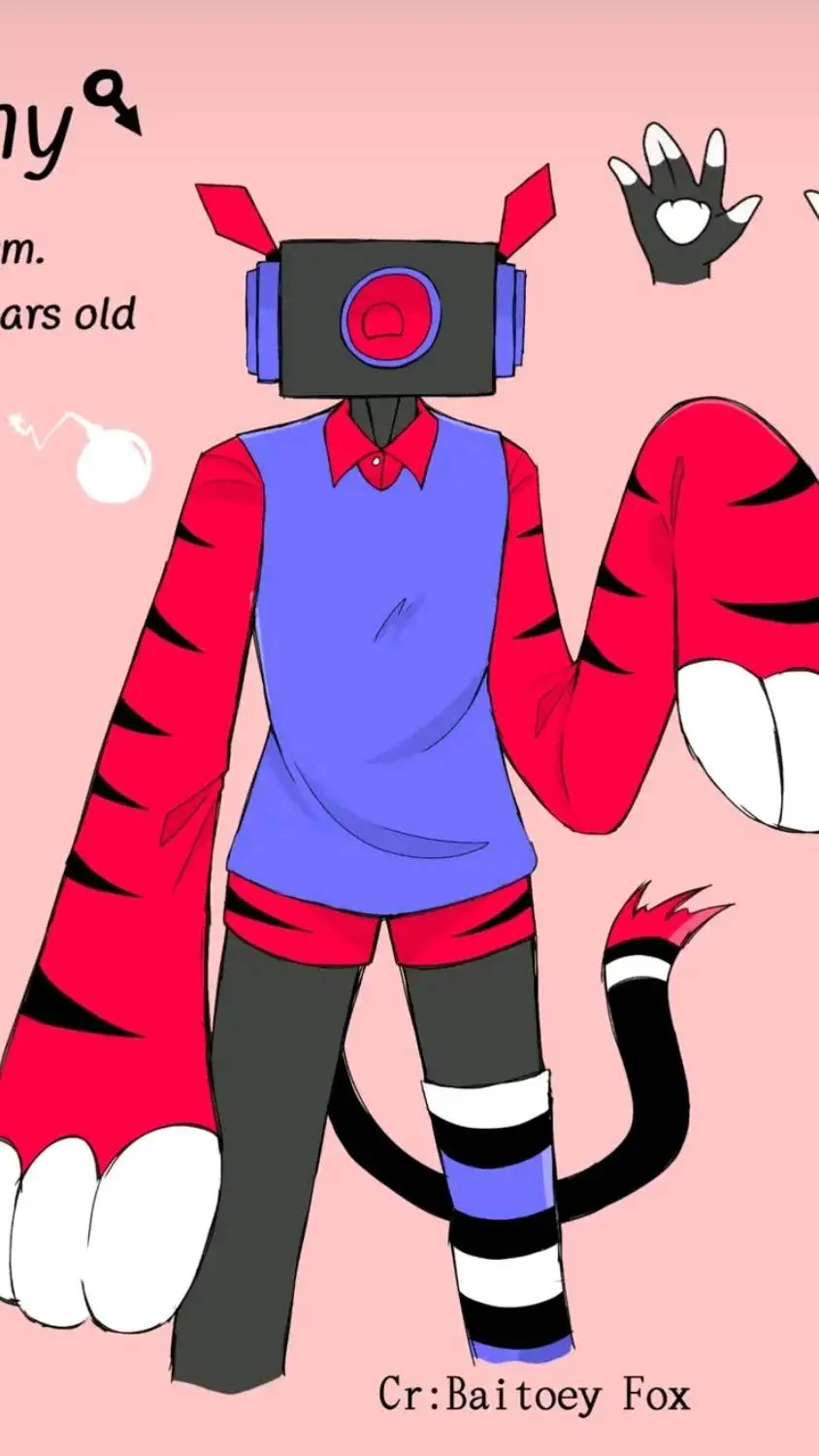 ai character: speaker man lying background