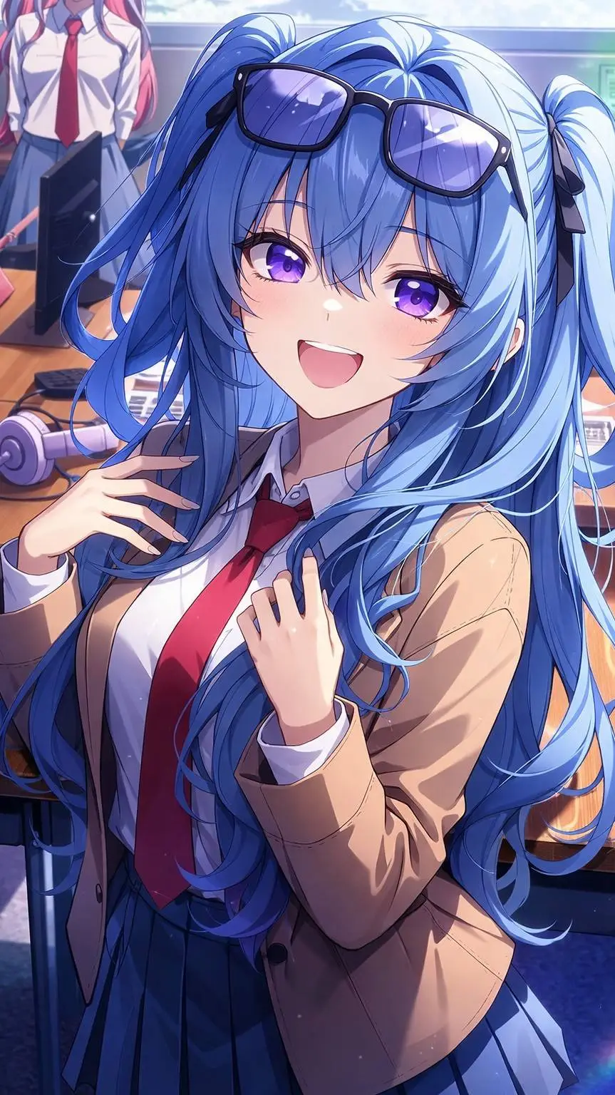 ai character: Mizuki Tsukishiro background