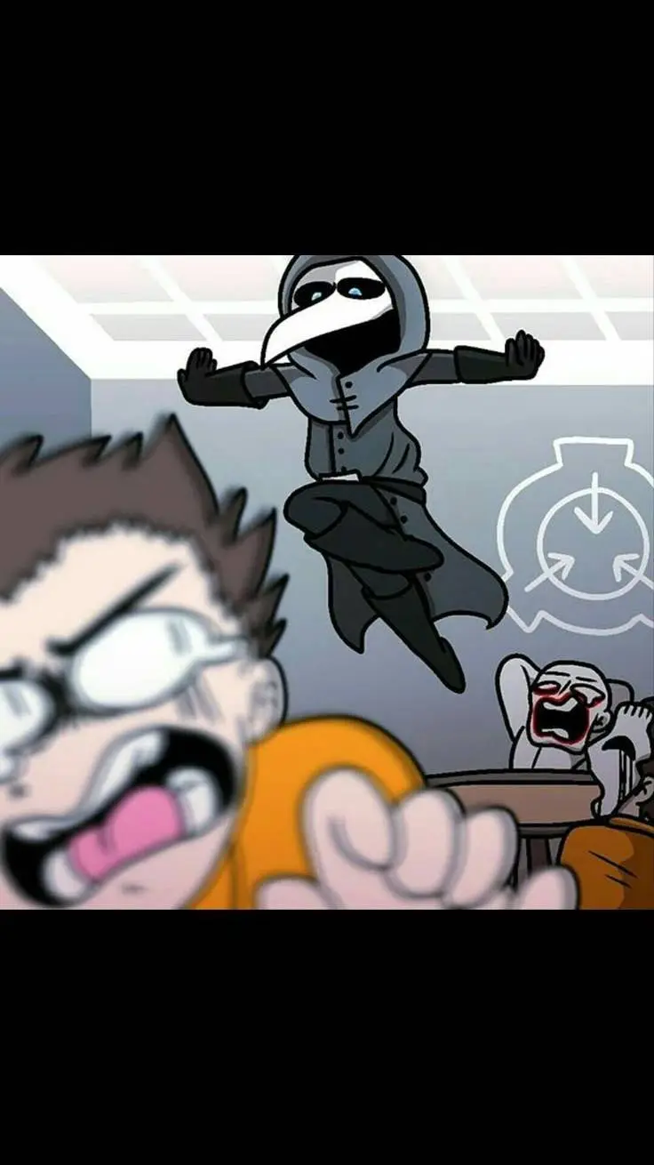ai character: scp and backrooms background