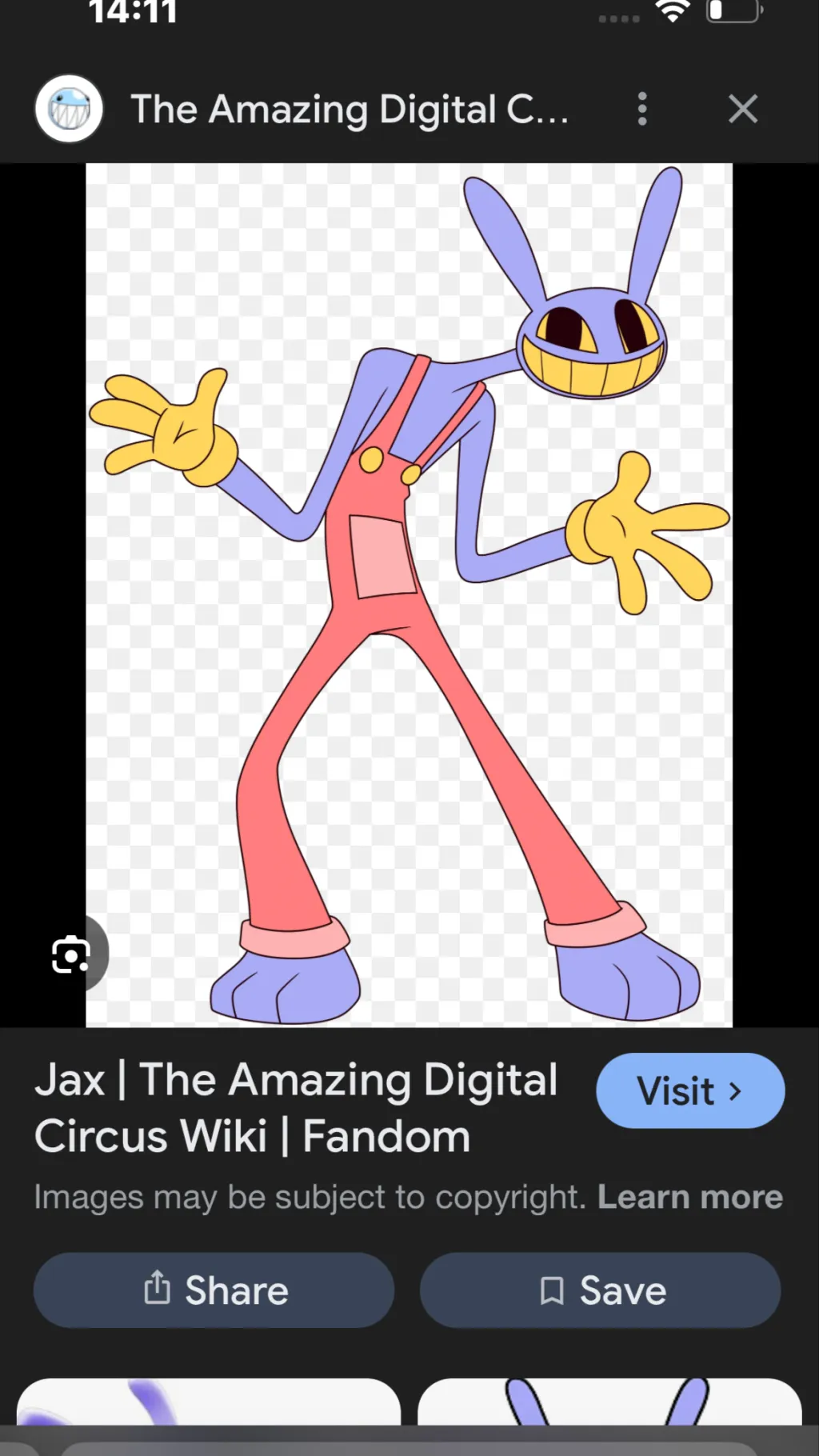 ai character: Jax background